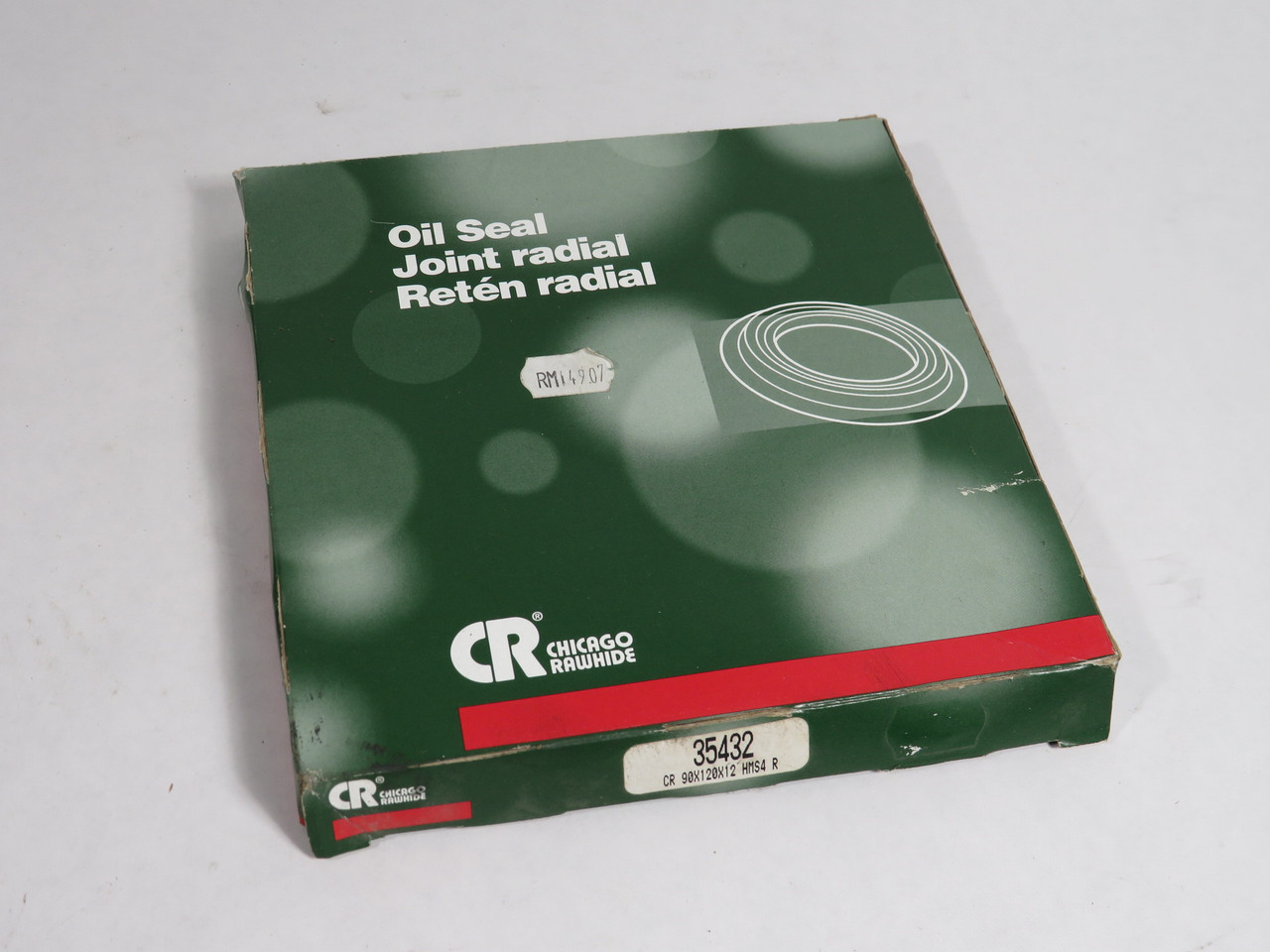 Chicago Rawhide 35432 Nitrile Oil Seal 90mm ID 120mm OD 12mm W KOK BOX DMG NEW