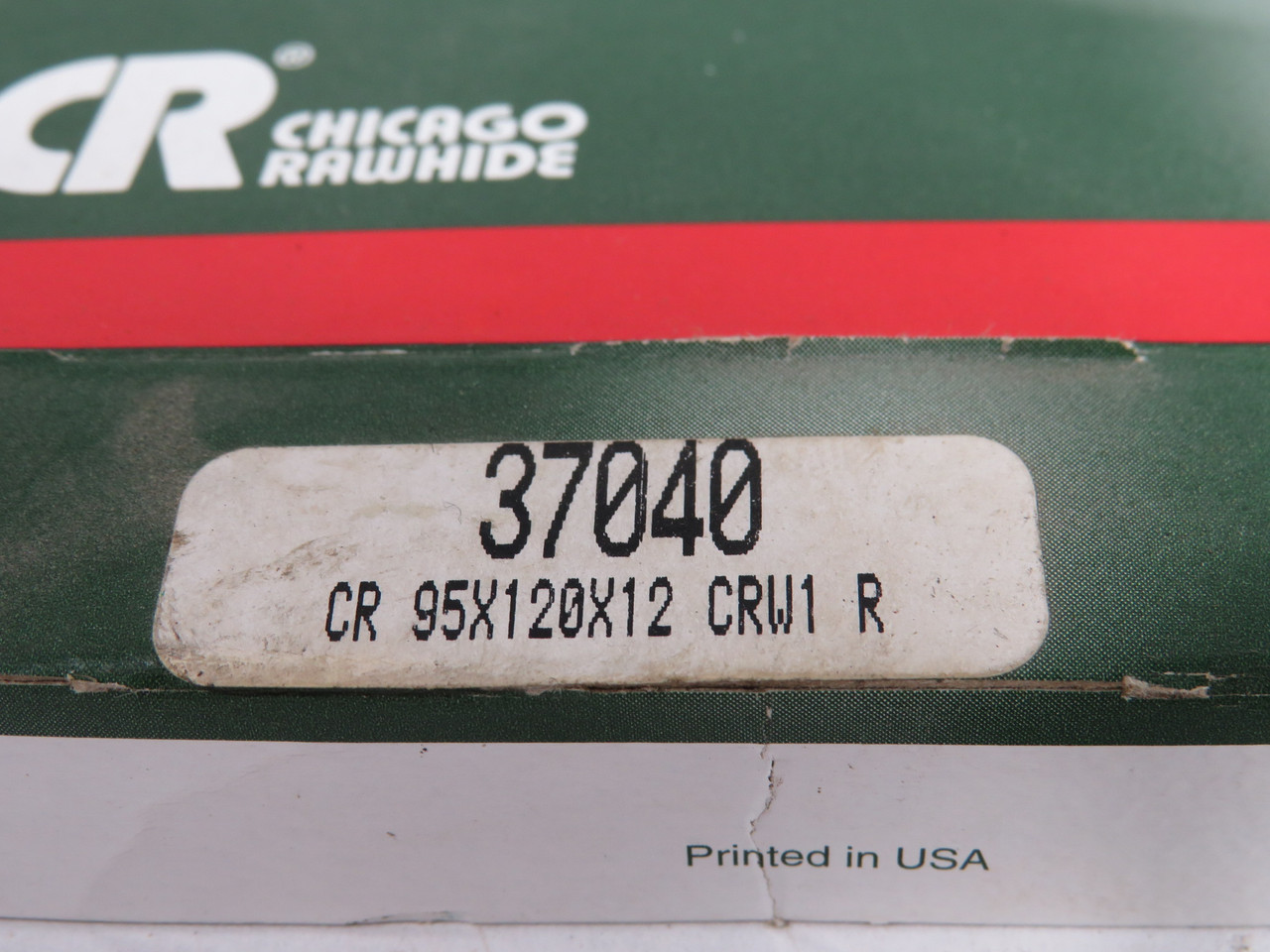 Chicago Rawhide 37040 Oil Seal 95mm ID 120mm OD 12mm W BOX DAMAGE NEW