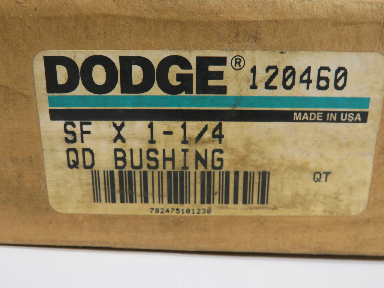 Dodge 120460 SF x 1-1/4 QD Bushing 3-1/8"OD 1-1/4"ID 2-1/16"LTB SHELF WEAR NEW
