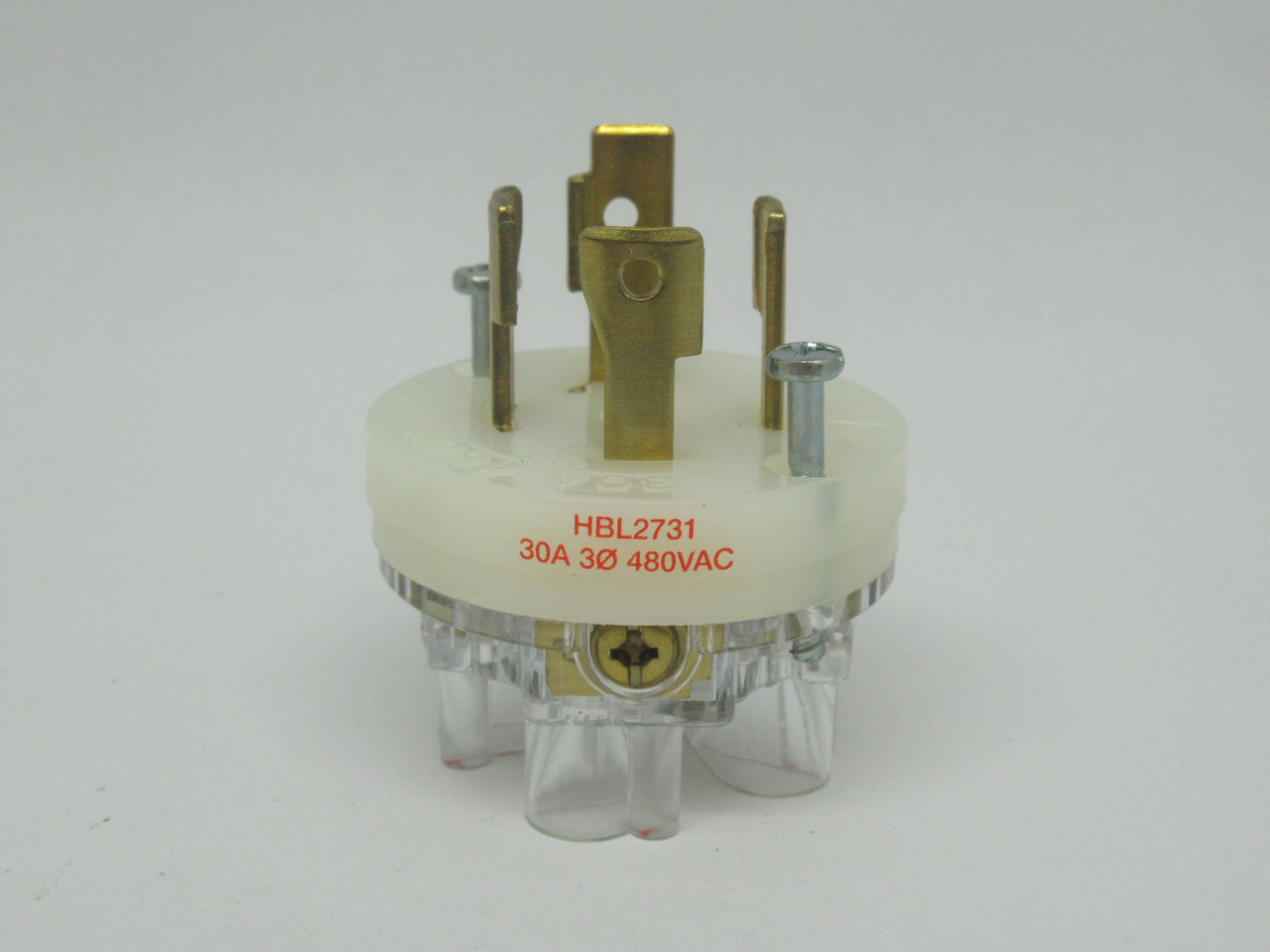 Hubbell HBL2731 Insulgrip Twistlock Plug 30A 3Ph 480VAC 3P 4W NEW