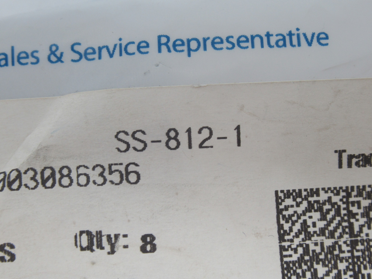 Swagelok SS-812-1 316 Stainless Steel Nut for 1/2" Tube Fitting *Bag of 8* NWB