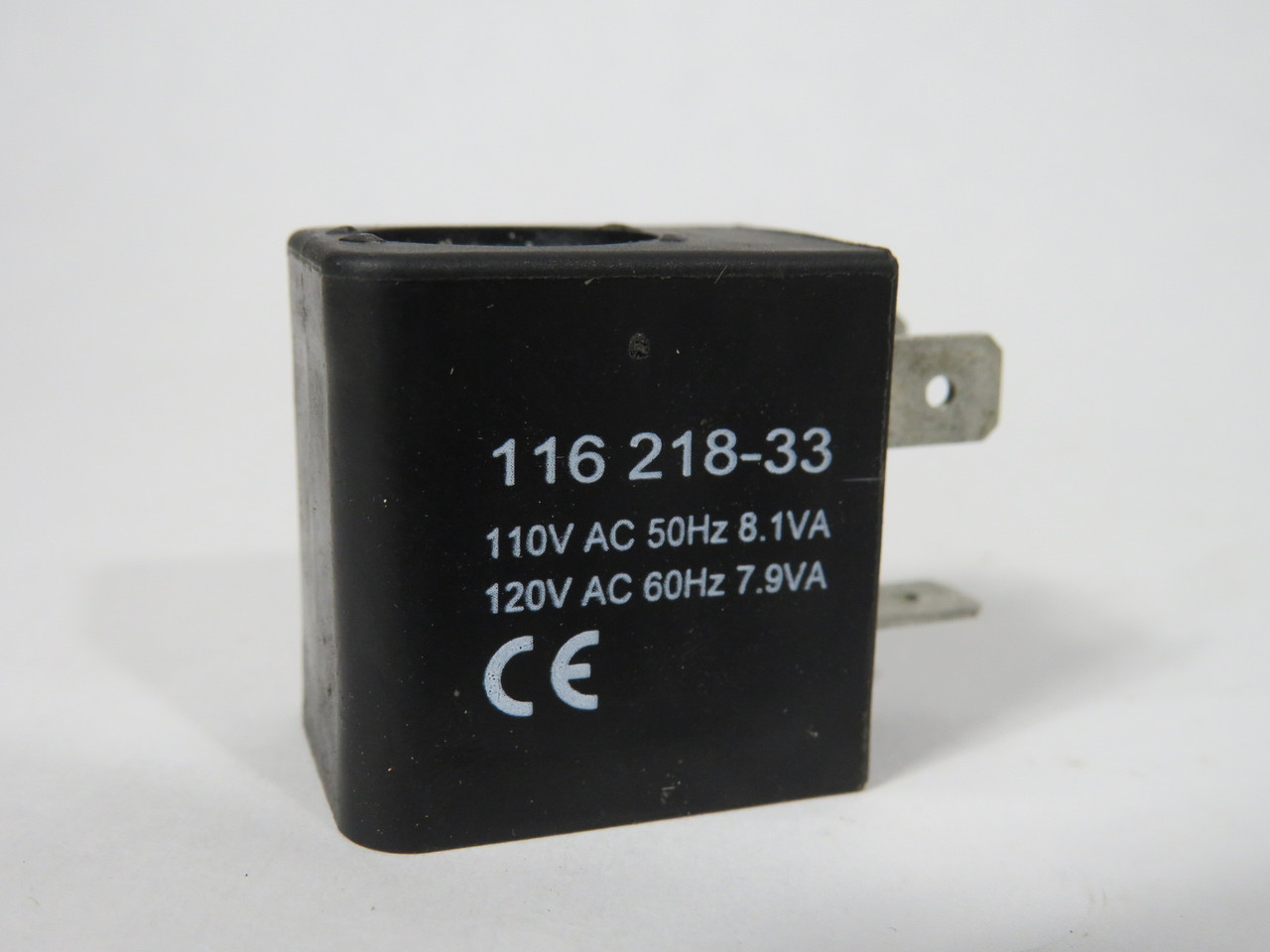 ARO 116-218-33 8-22-5 Solenoid Coil 60VDC 110V@50Hz 120V@60Hz 8.1/7.9VA USED