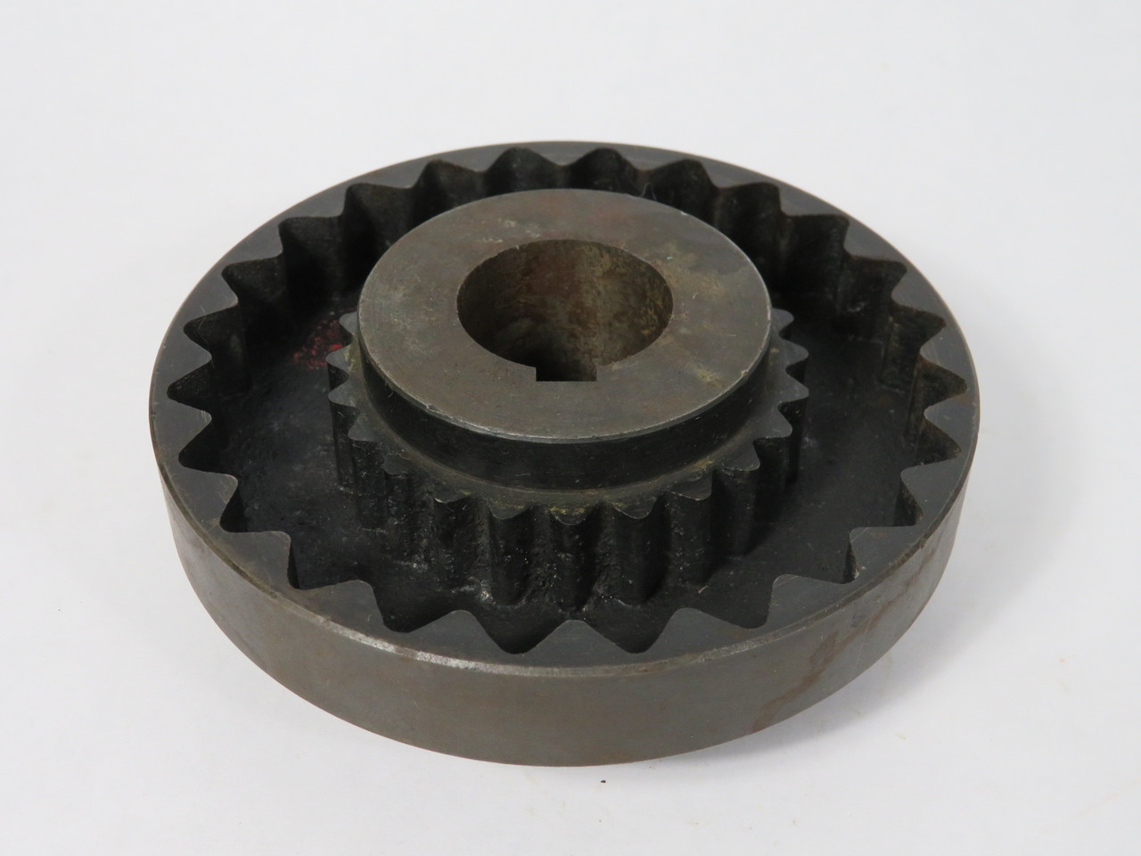 Generic Size 7 Sleeve Coupling Flange 1-1/4" ID 4-5/8" OD 2-13/16" Hub D USED