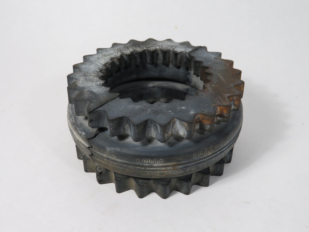 TB Wood's 8 8E EPDM Sure-Flex Coupling Sleeve 5-1/16" OD 2-1/2" W NO RING USED