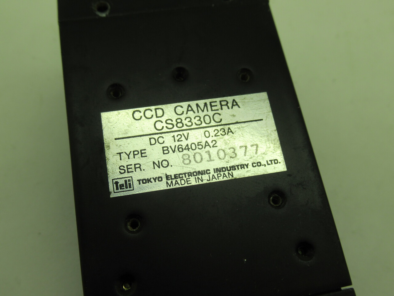Teli CS8330C CCD TV Camera Module USED
