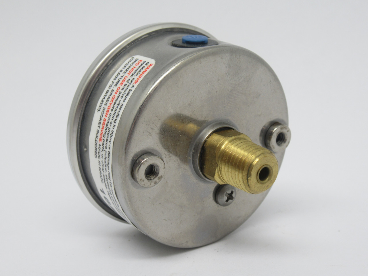 Ashcroft 631008A02B100# Pressure Gauge 0-100psi 63mm 1/4"NPT *DAMAGED BOX* NEW