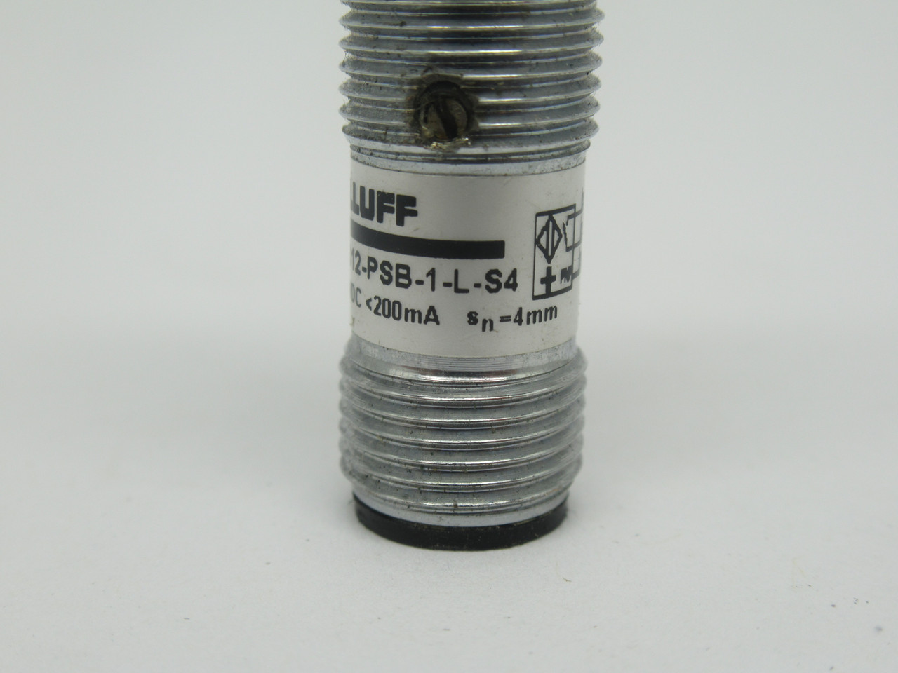 Balluff BCS-012-PSB-1-L-S4 Capacitive Proximity Sensor 10-30V 200mA 4mm PNP USED