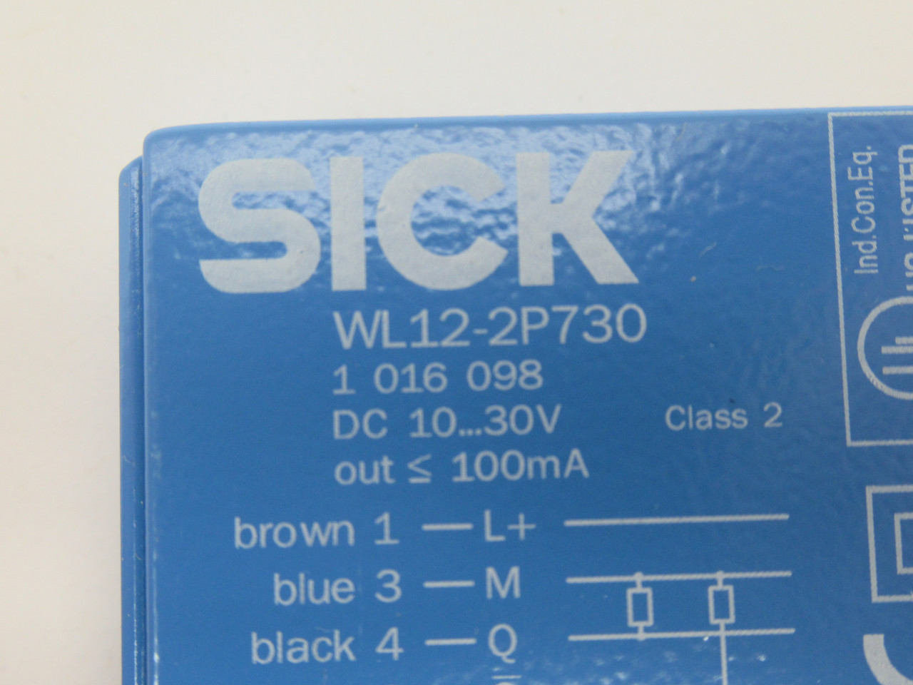 Sick WL12-2P730 Photoelectric Retro-Reflective Sensor 10-30VDC 100mA 7m NOP