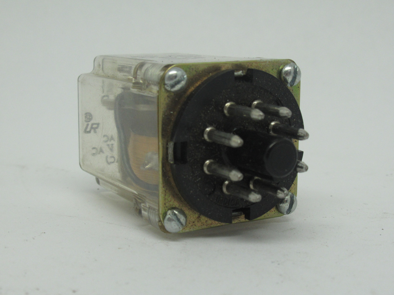 AMF/Potter & Brumfield KRP-11DG-6 Plug-In Relay 6VDC 10A 2C DPDT 8-Pin USED