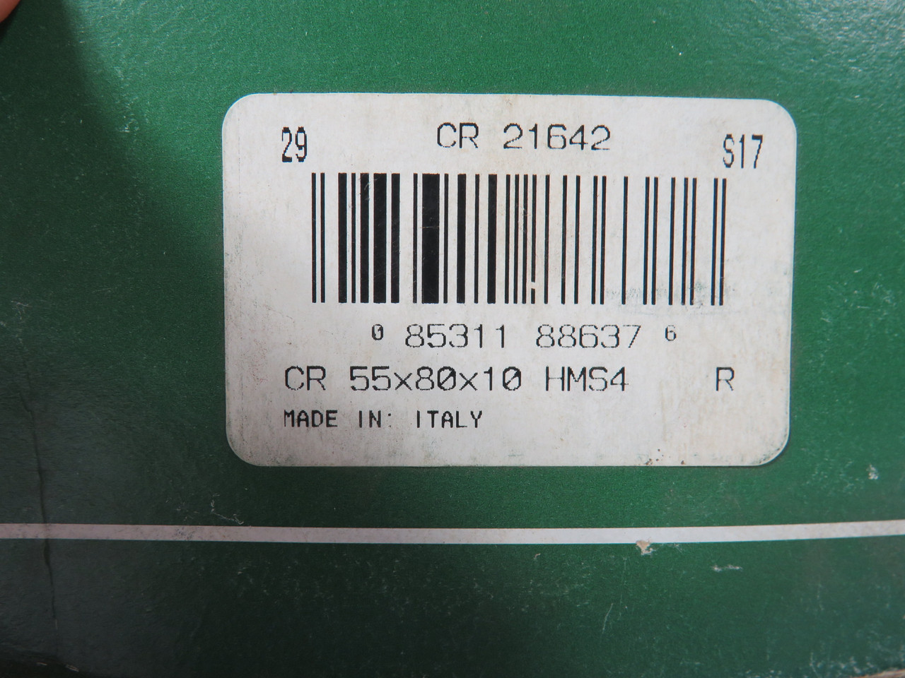 Chicago Rawhide 21642 Nitrile Oil Seal 55mm ID 80mm OD 10mm W DAMAGED BOX NEW