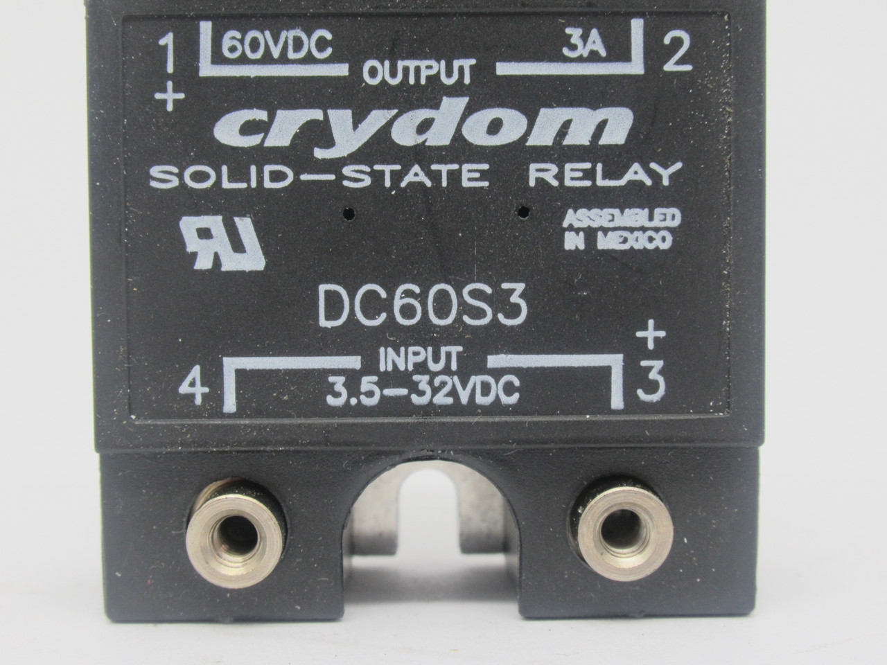 Crydom DC60S3 Solid State Relay Input 3.5-32VDC Output 60VDC 3A NEW