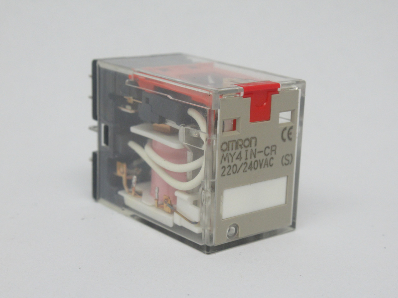 Omron MY4IN-CR-AC220/240(S) Plug In Relay 220/240VAC 5A 14-Blade USED