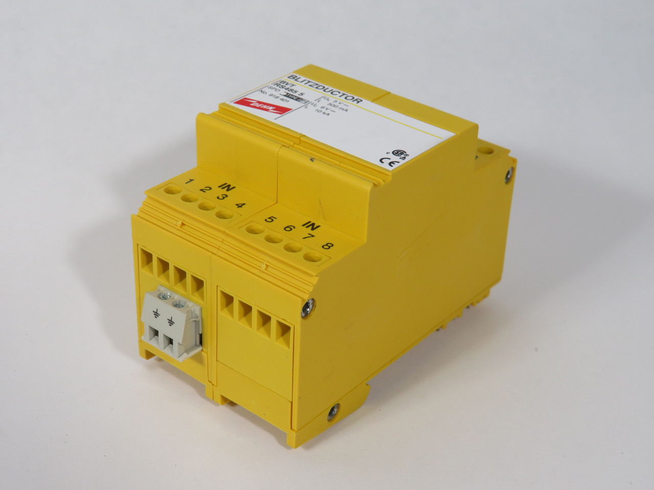 Dehn 918401 BVT RS485 5 Blitzductor Surge Arrester 5VDC 500mA 6VDC 10kA NEW