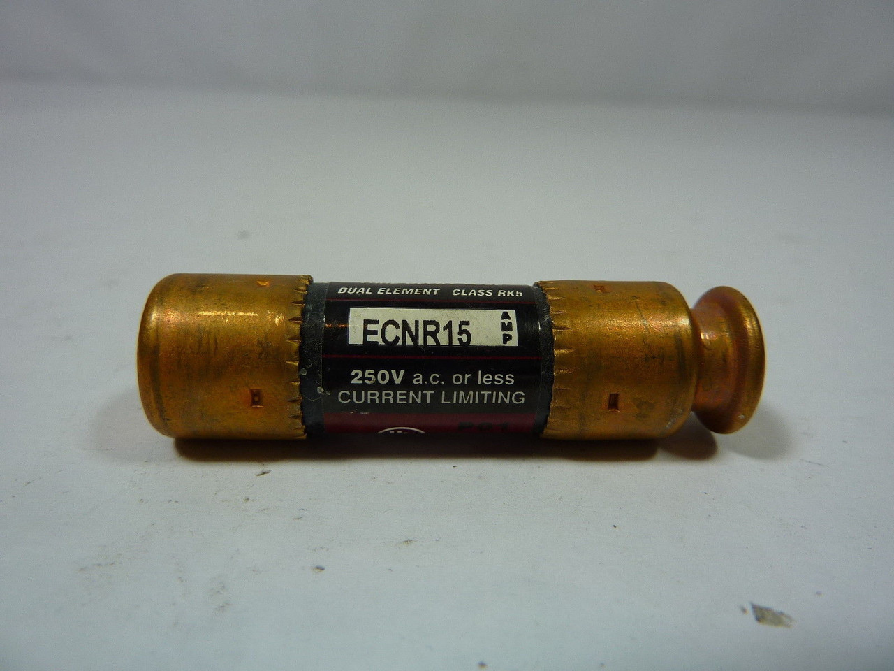 Bullet ECNR15 Time Delay Fuse 15A 250V USED