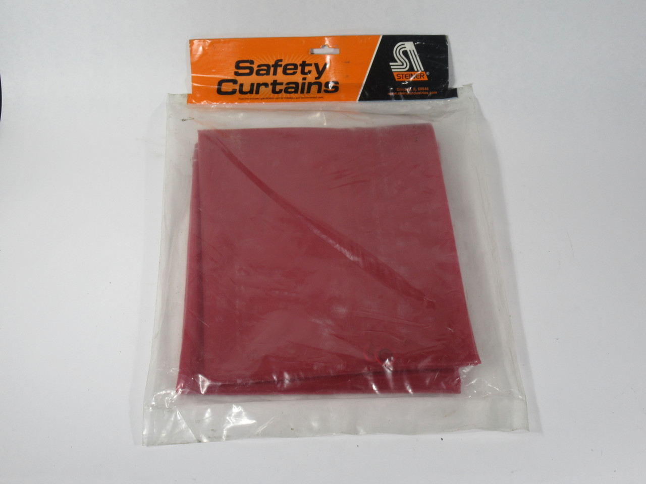 Steiner 338-4X6 Tinted Transparent Vinyl Welding Curtain Orange 14mil 4'x6' NWB