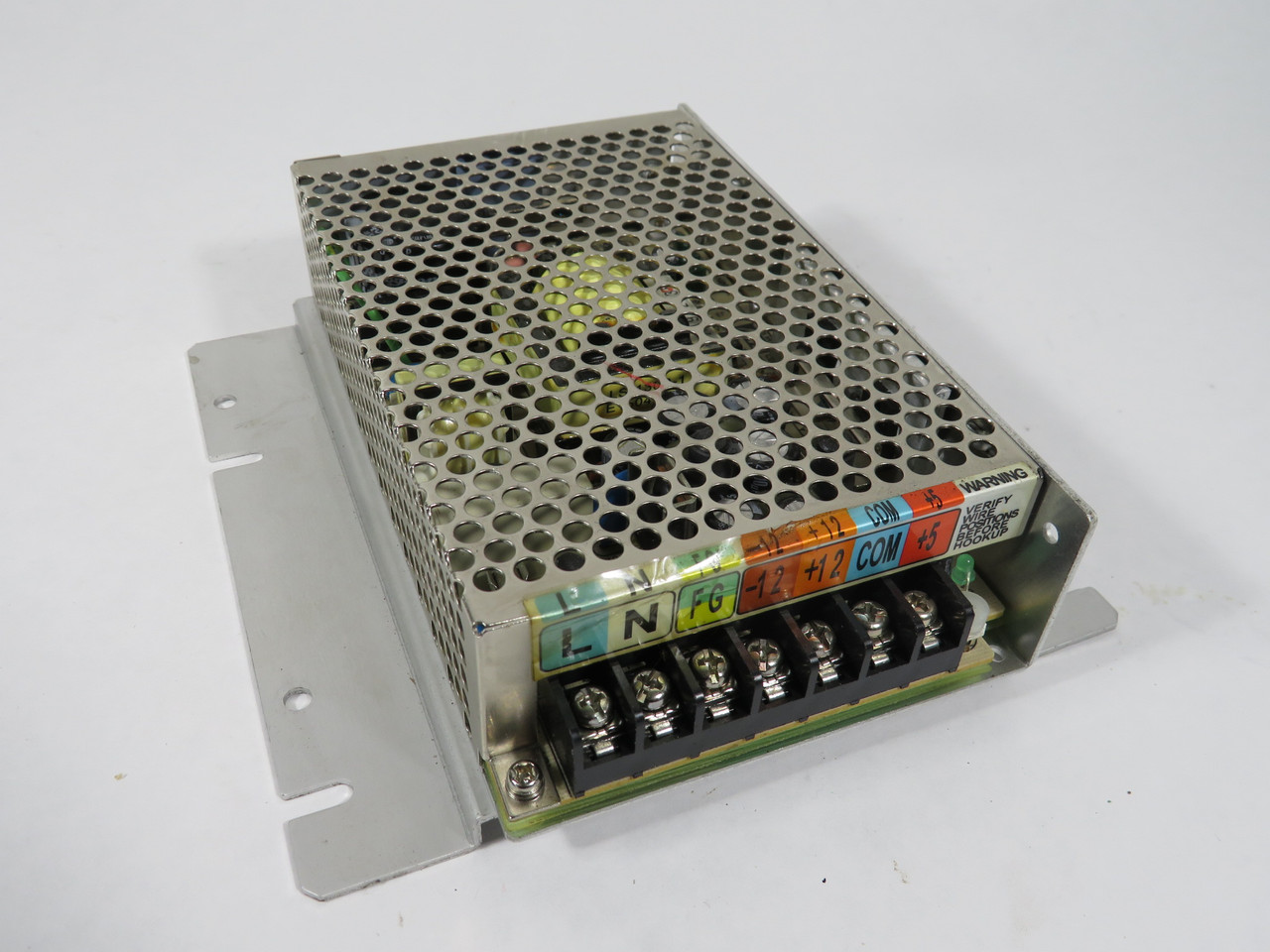 Mean Well T-60B Triple Output Switching Power Supply 60W 5VDC@5A 12VDC@2.5A USED