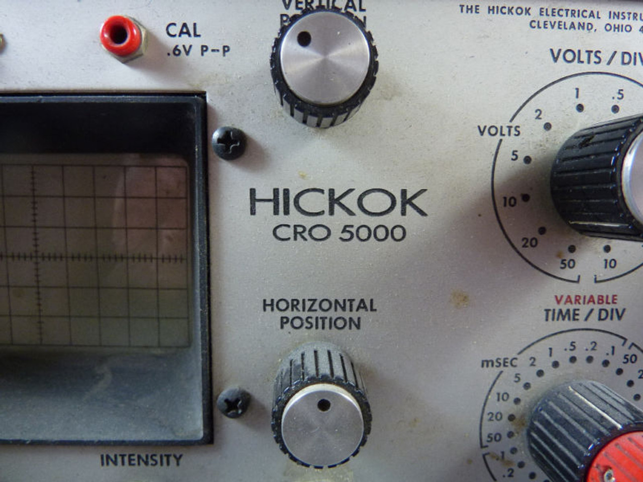 Hickok CRO5000 Oscilloscope Synthesizer USED