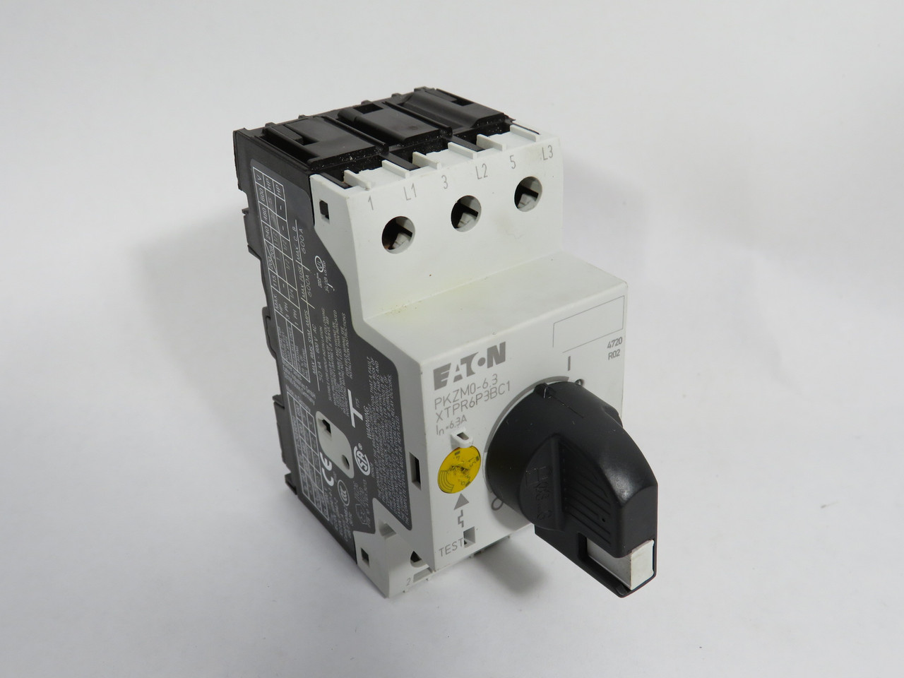 Eaton XTPR6P3BC1 PKZM0-6.3 Manual Motor Control 4-6.3Amp SHELF WEAR USED