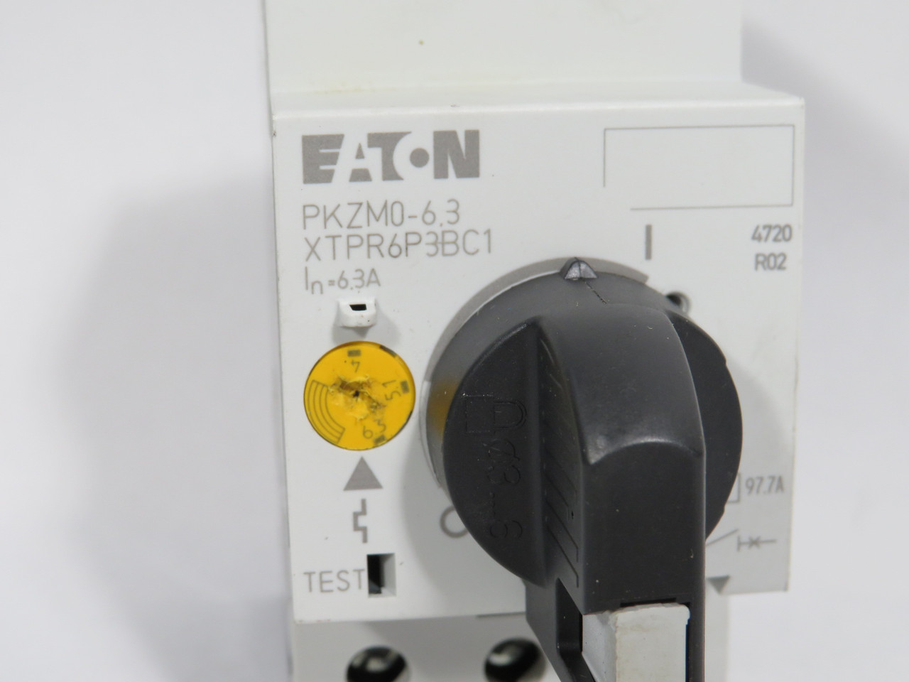 Eaton XTPR6P3BC1 PKZM0-6.3 Manual Motor Control 4-6.3Amp SHELF WEAR USED