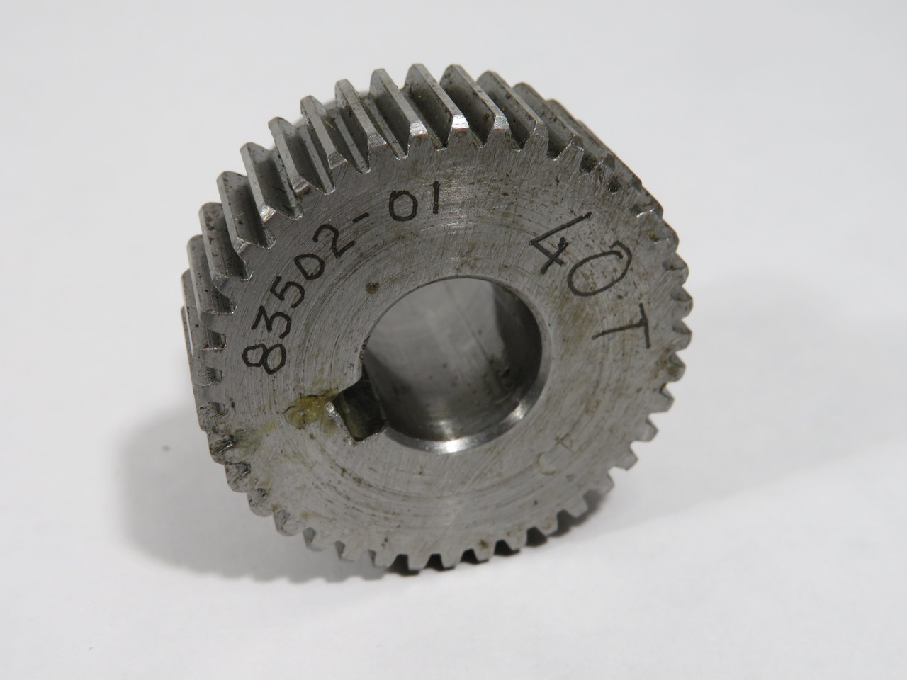 Generic 40T 83502-01 Worm Gear Sprocket 9/16" Bore 40T 1-1/16" Hub Diam USED