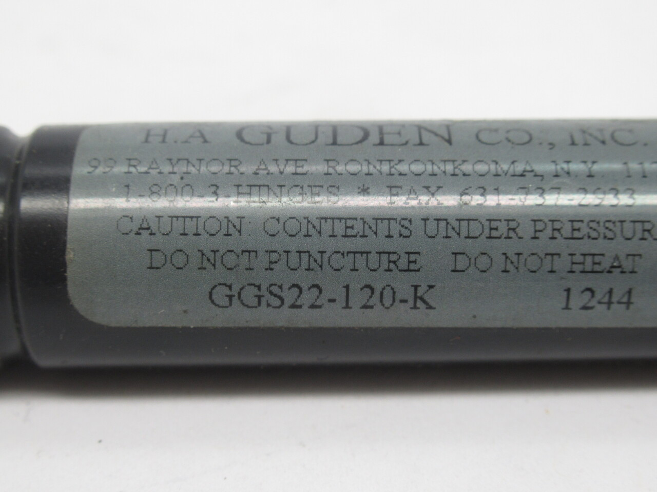 H.A Guden GGS22-120-K Gas Spring 5" Stroke 15.25" Length 120Lb Force USED