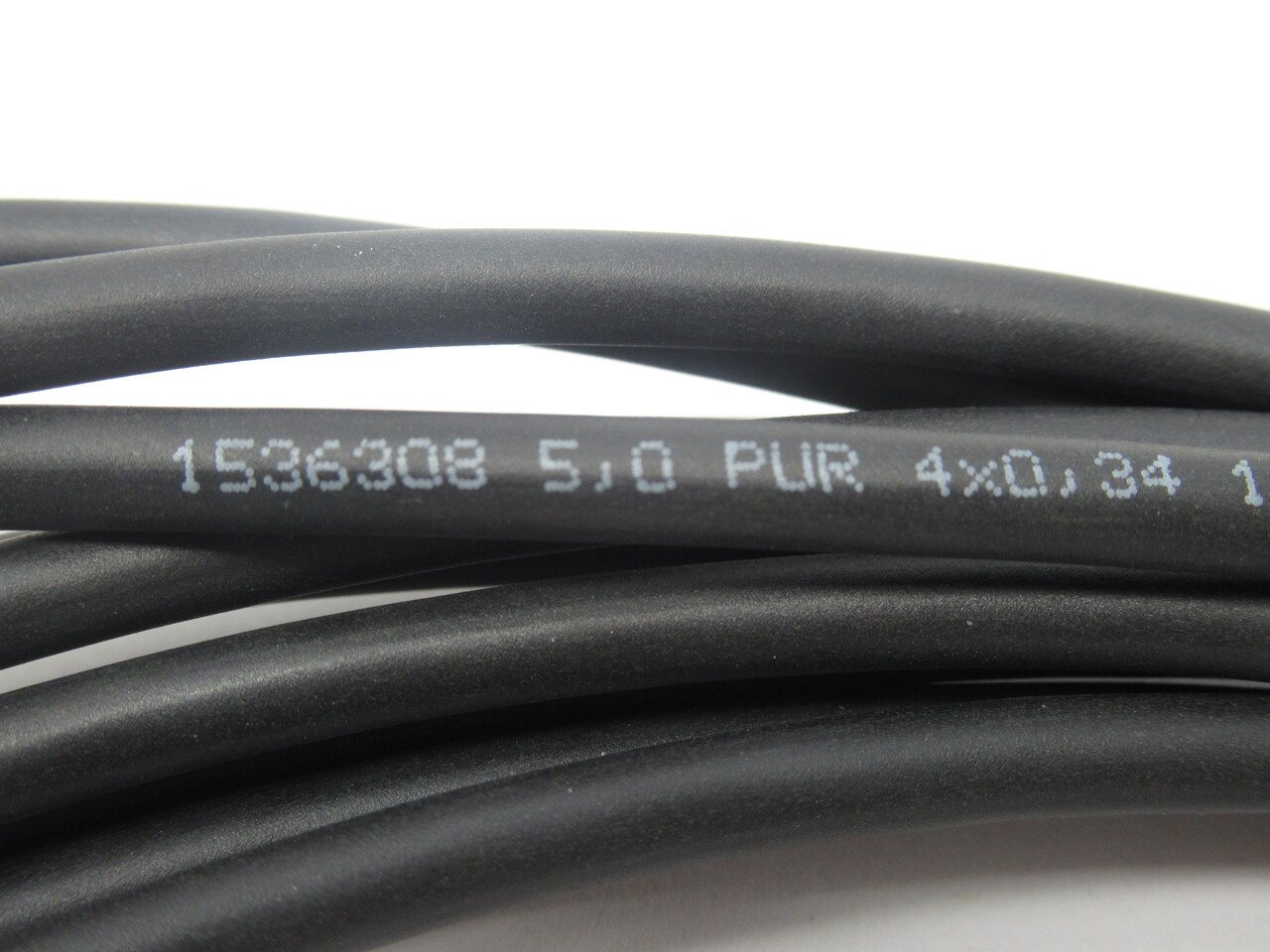 Phoenix Contact SAC-4P-5,0-PUR/FSSCO 1536308 Sensor/Actuator Cable 5m L USED