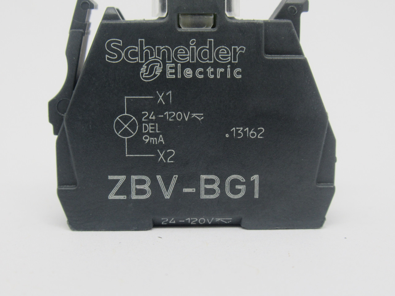 Schneider Electric ZBV-BG1 White LED Light Block 24-120V 9mA USED
