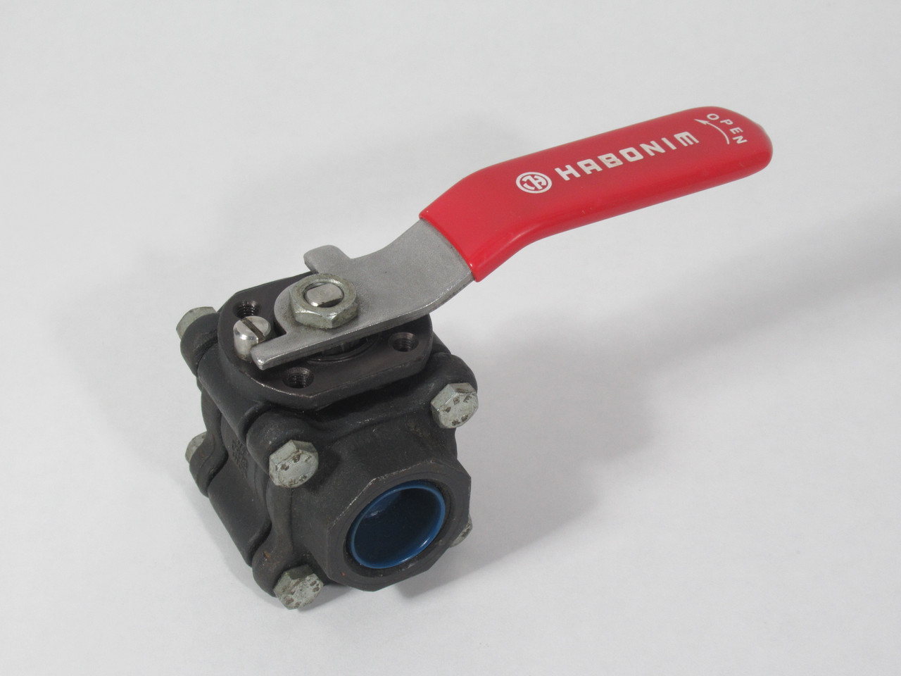 Habonim 07474486PG/NPT Ball Valve 3/4" NPT WCB Body 316 Ball NRG Seat USED