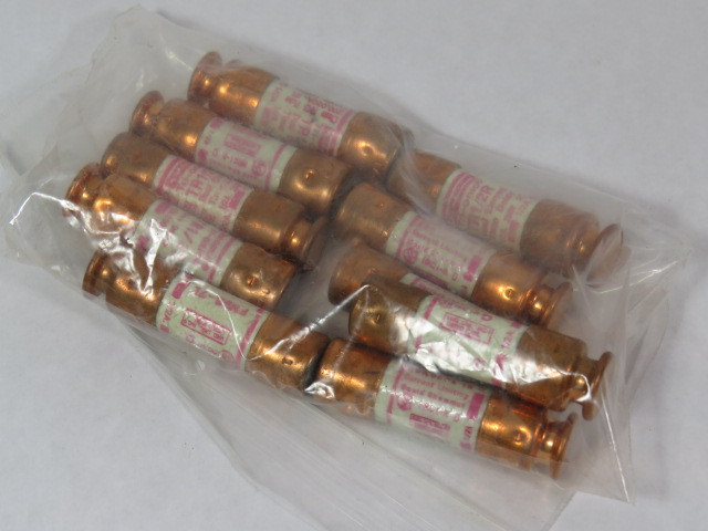 Gould Shawmut TR1/2R Time Delay Fuse 1/2A 250V Lot of 10 USED