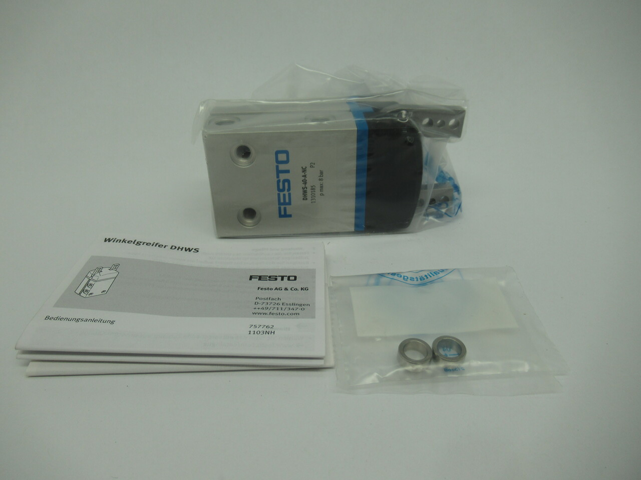 Festo 1310185 DHWS-40-A-NC Angle Gripper 40mm Cylinder Bore NEW