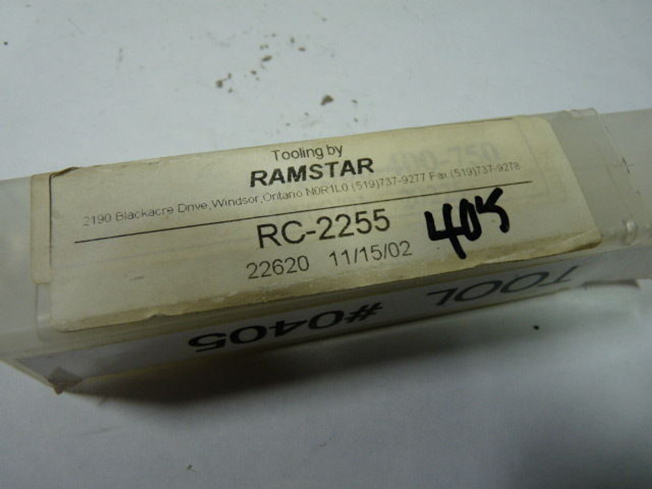 Ramstar RC-2255 Boring Tool Block ! NEW !