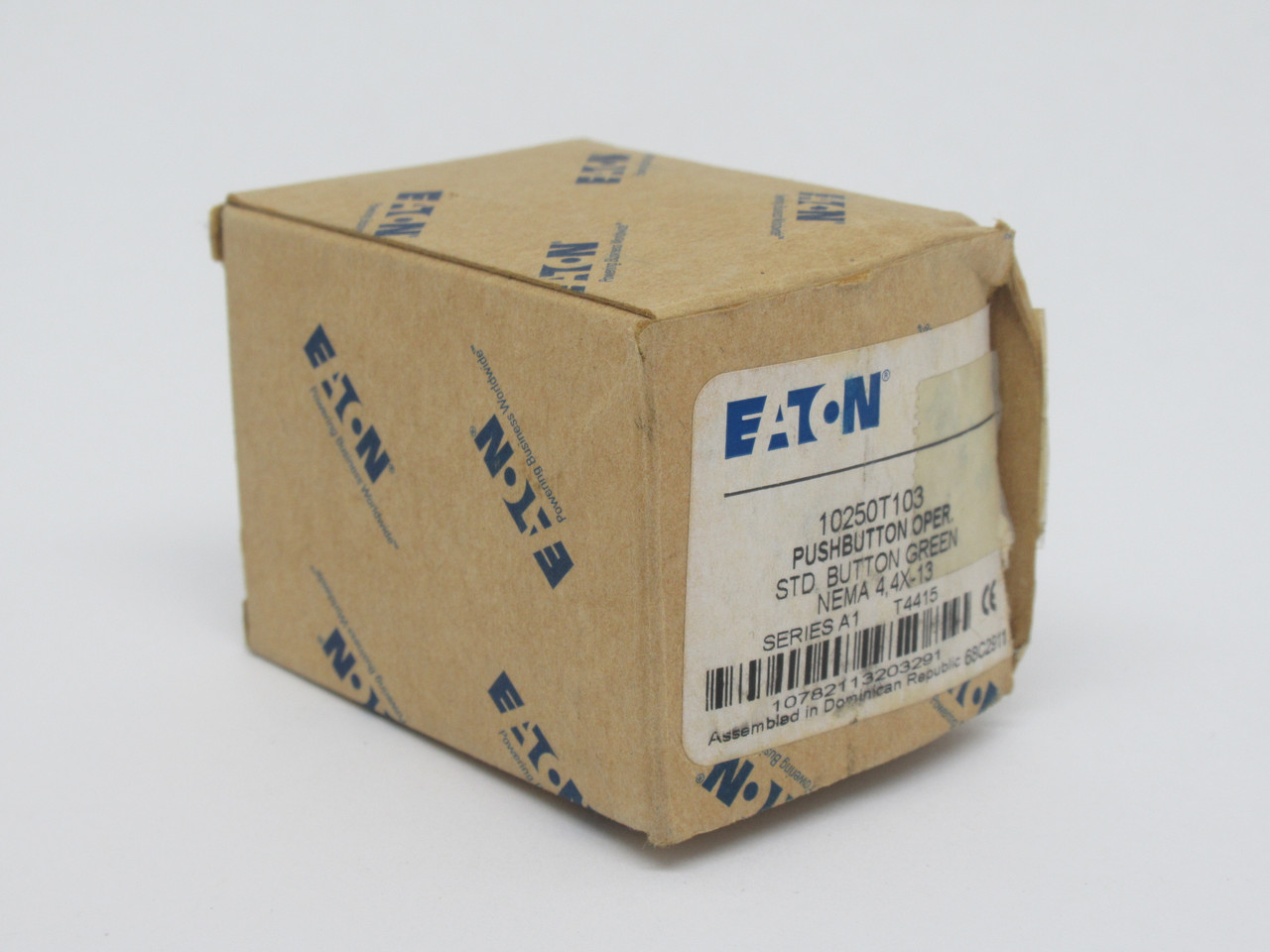Eaton 10250T103 Momentary Flush Push Button Operator Head GREEN Ser.A1 NEW
