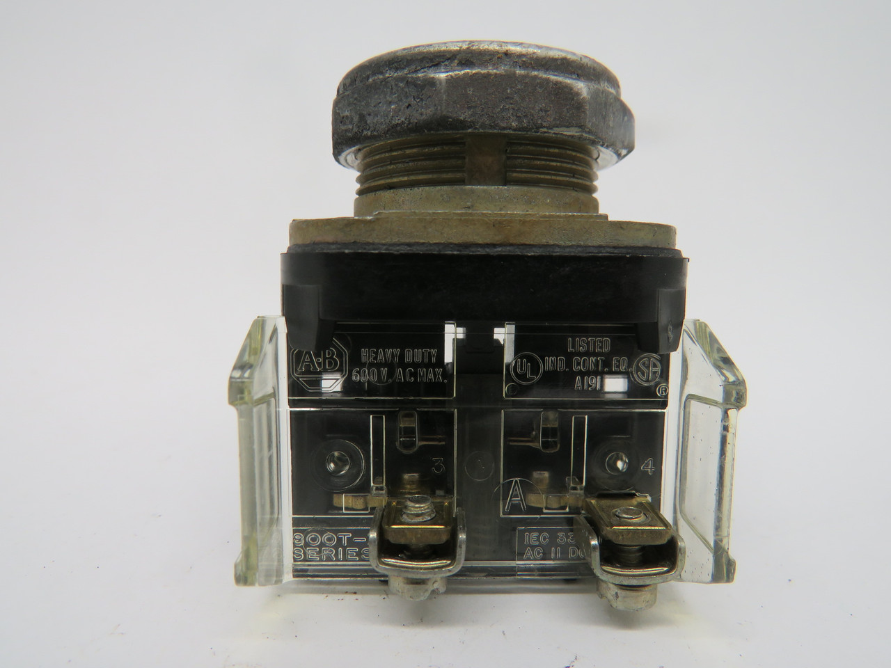 Allen-Bradley 800T-A4D1 Series T Push Button 1NO Gray SHELF WEAR USED
