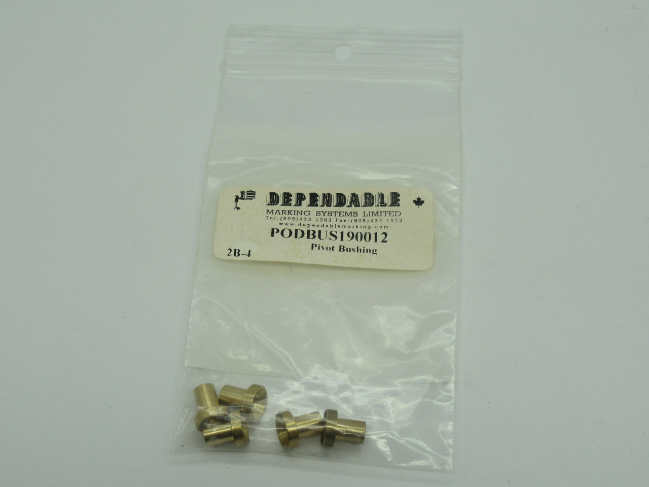 DMS PODBUS190012 Pivot Bushing 5/32" ID 3/8" OD *LOT OF 5* NWB