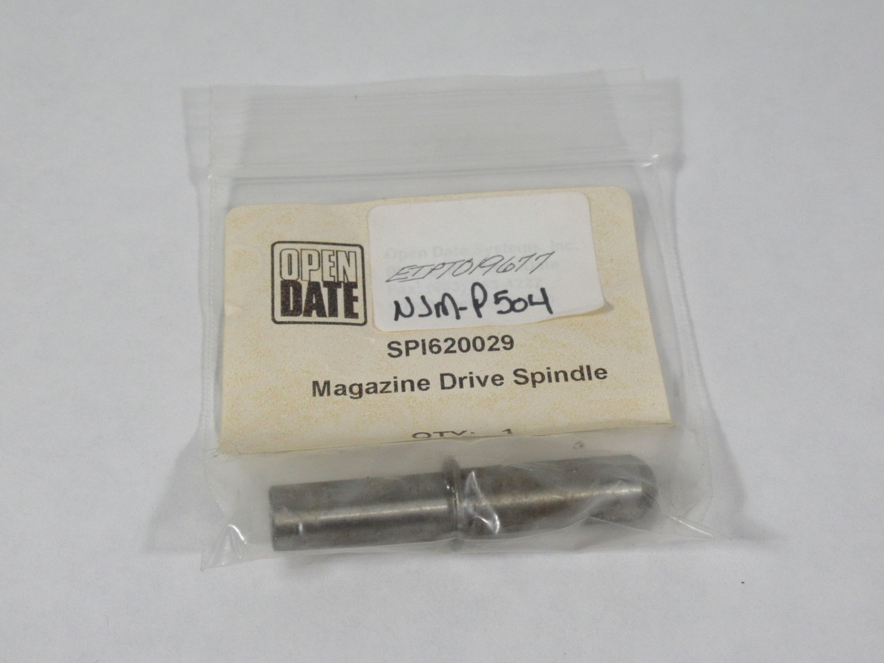 Open Date SPI620029 Magazine Drive Spindle 1-3/16" L USED
