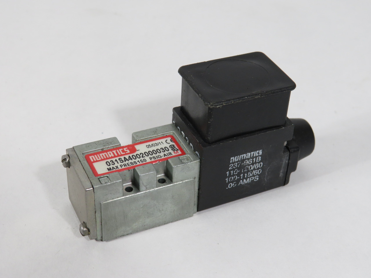 Numatics 031SA4002000030 4/2-Way Solenoid Valve 110-120V@60Hz SHELF WEAR NOP