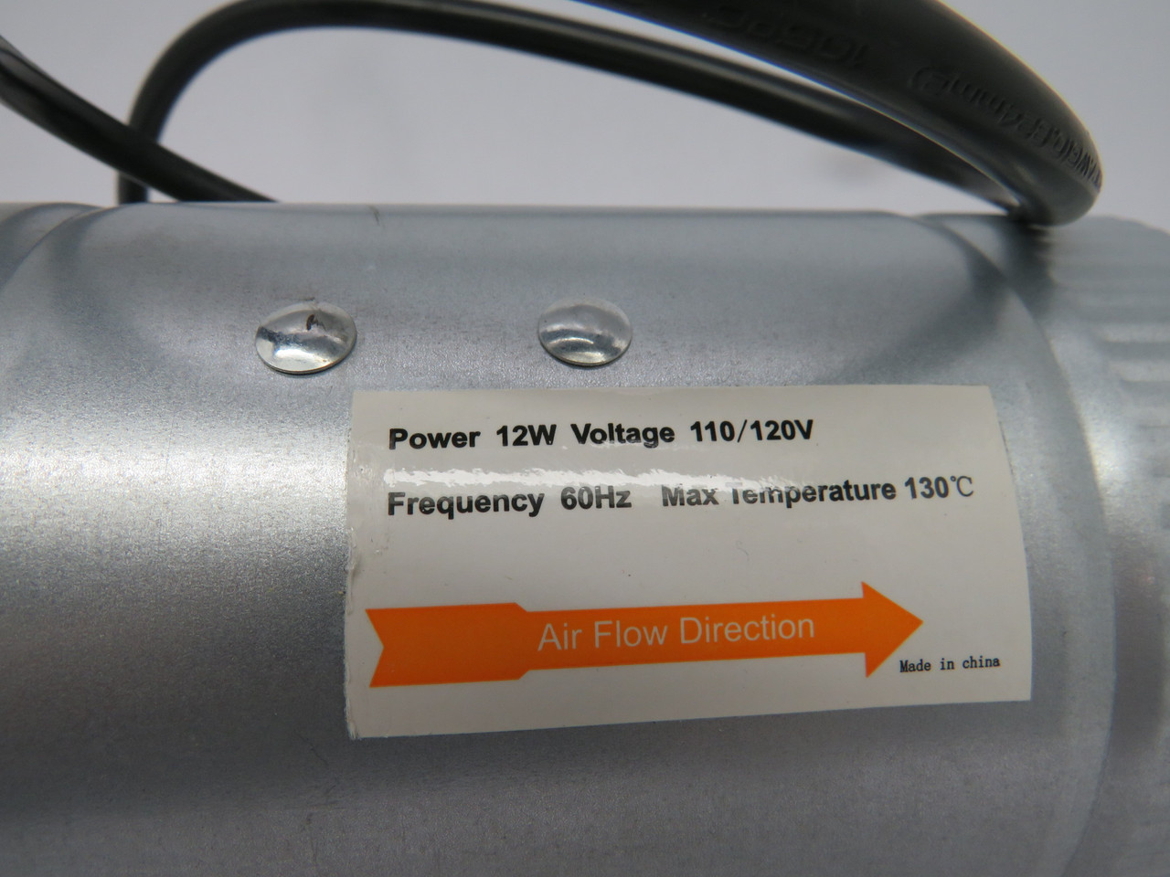 iPower GLFANXBOOSTER4 4" 100CFM Inline Booster Fan 110/120V 12W 60Hz 130CMAX NOP