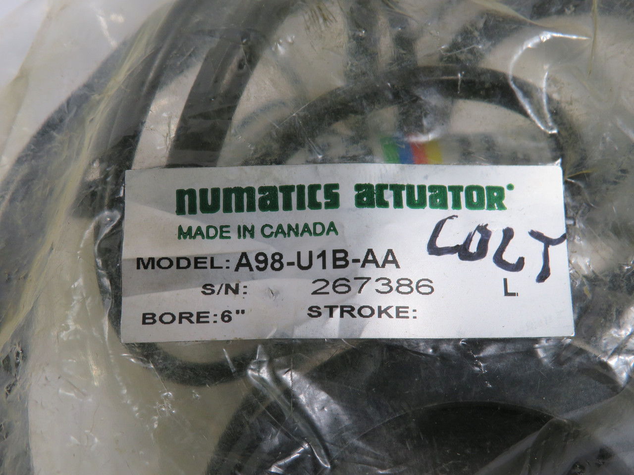 Numatics A98-U1B-AA Repair Kit with Cushion for 6" Bore 1-3/4" Rod NWB