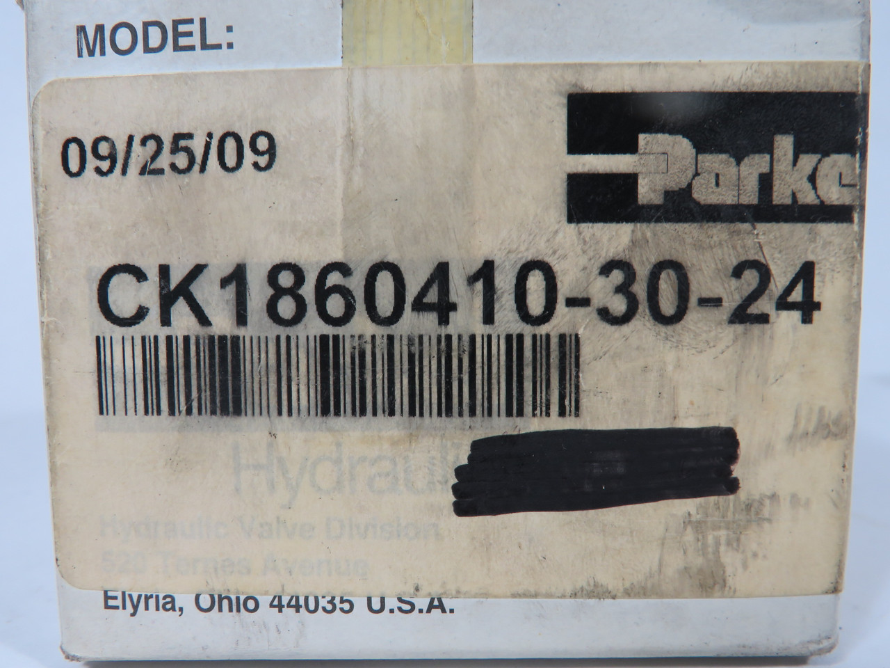 Parker CK1860410-30-24 Solenoid Coil Kit 24VDC 30W DAMAGED BOX NEW