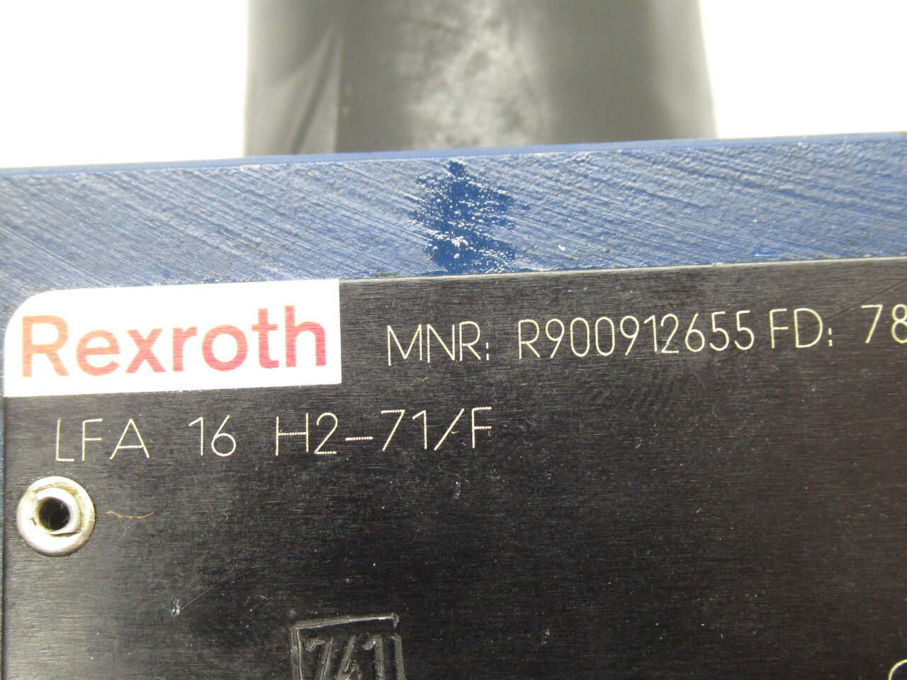 Rexroth R900912655 Control Cover LFA16H2-71/F 420 Bar USED
