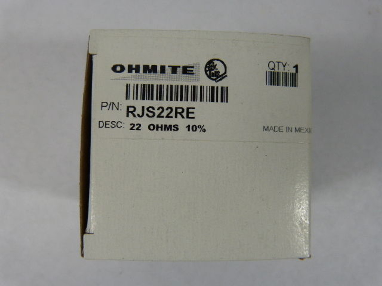 Ohmite RJS22RE Wire Wound Rheostat 22OHM 50W ! NEW !