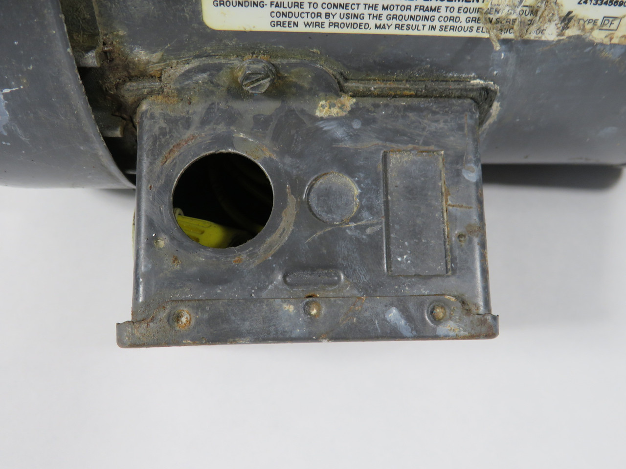 Emerson 1/2HP 1725RPM 575V F56C 3Ph .77A 60Hz SHELF WEAR USED