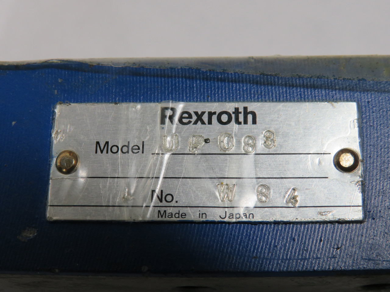 Rexroth UP-083 Sandwich Plate Valve USED