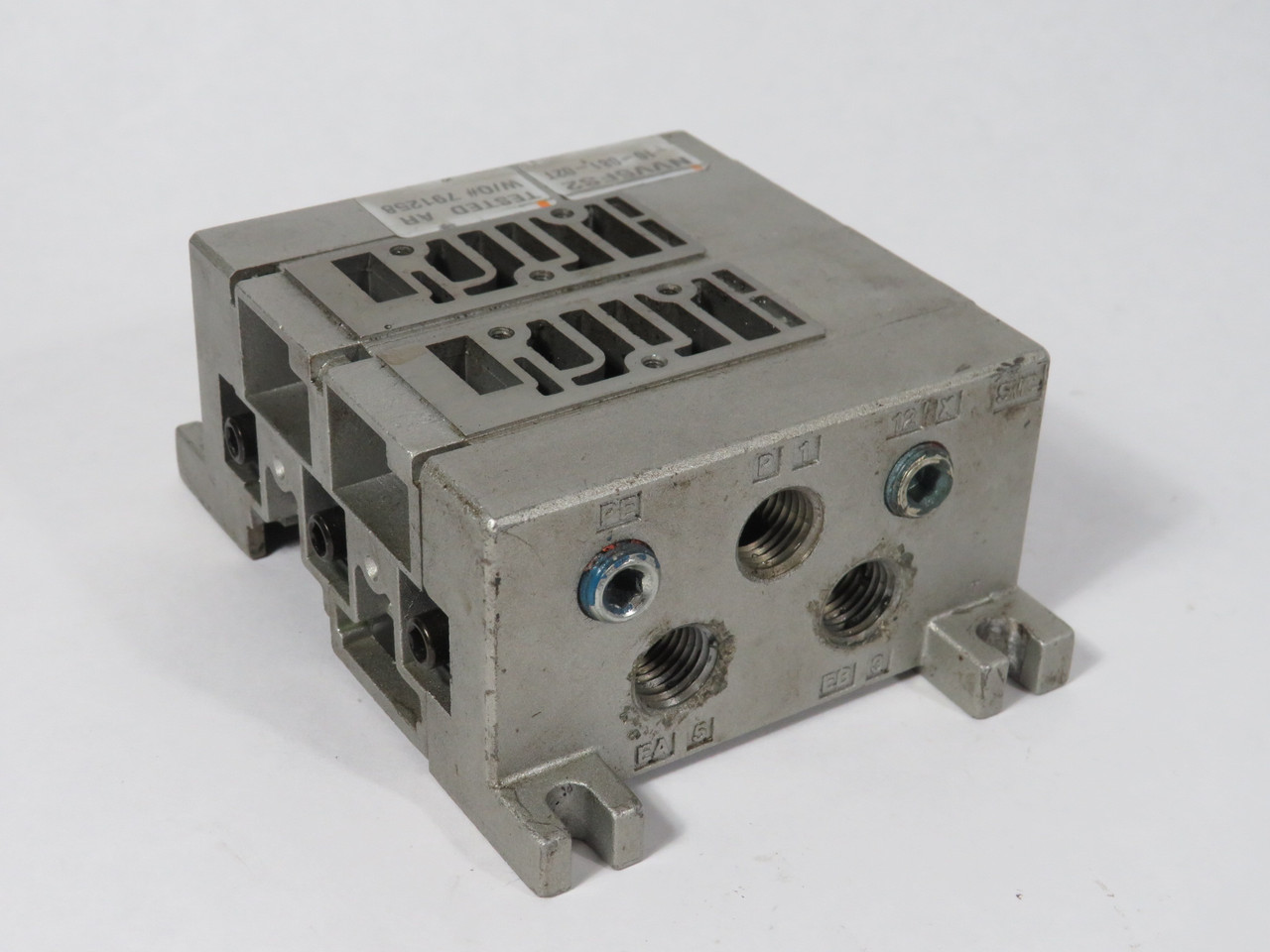 SMC NVV5FS2-10-021-02T Manifold Assembly MODIFIED TWO STATION USED