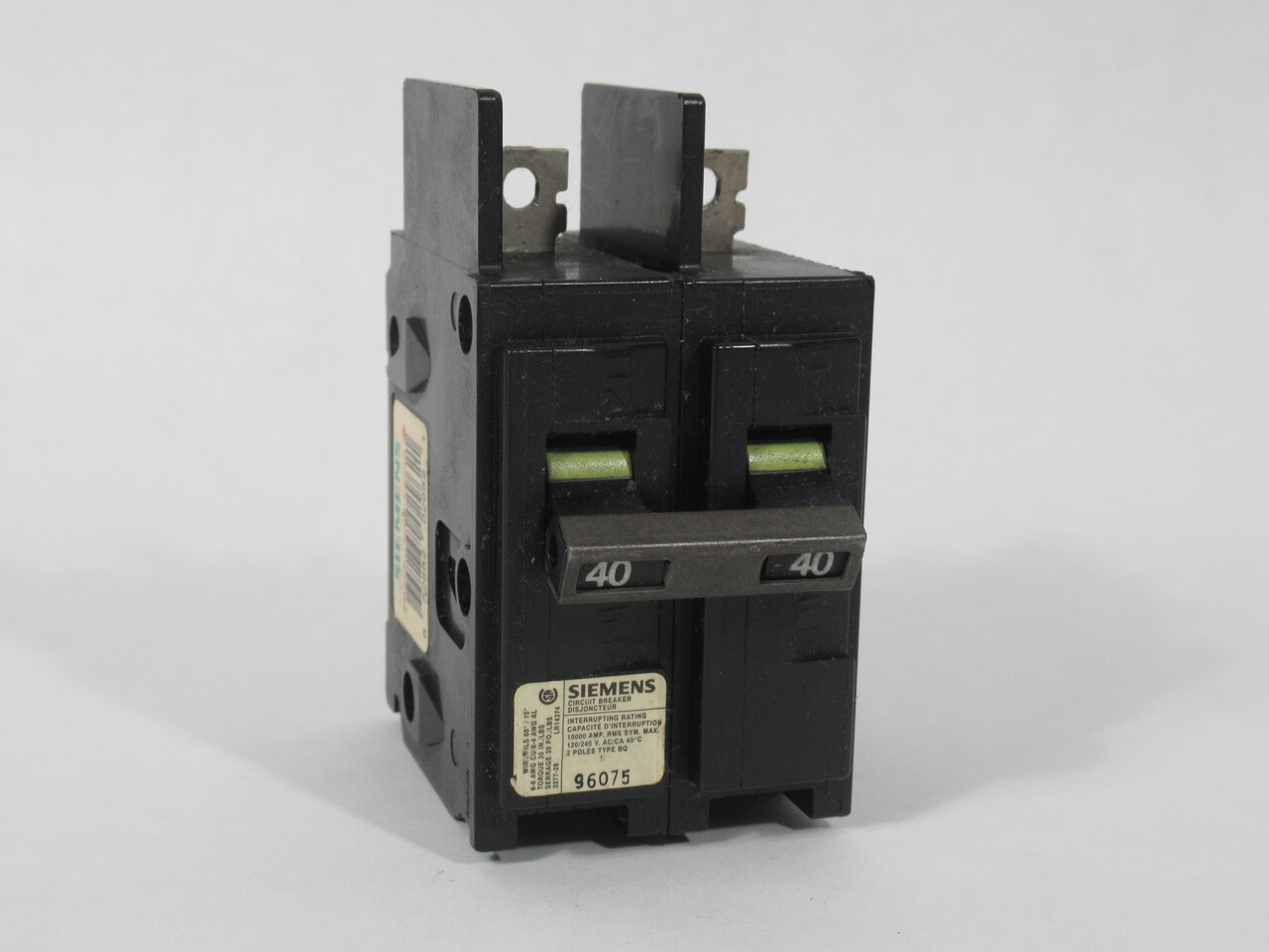 Siemens BQ240 Circuit Breaker 40A 120/240V 2-Pole USED