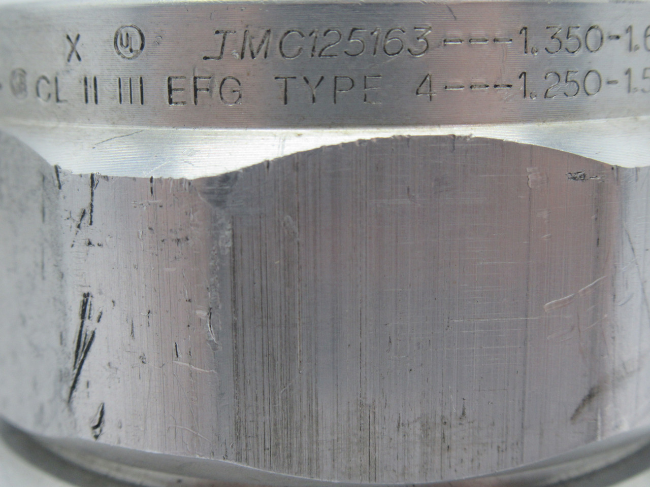 O-Z/Gedney JMC125163 Cable Connector 1-1/4" Type 4 COS DMG USED