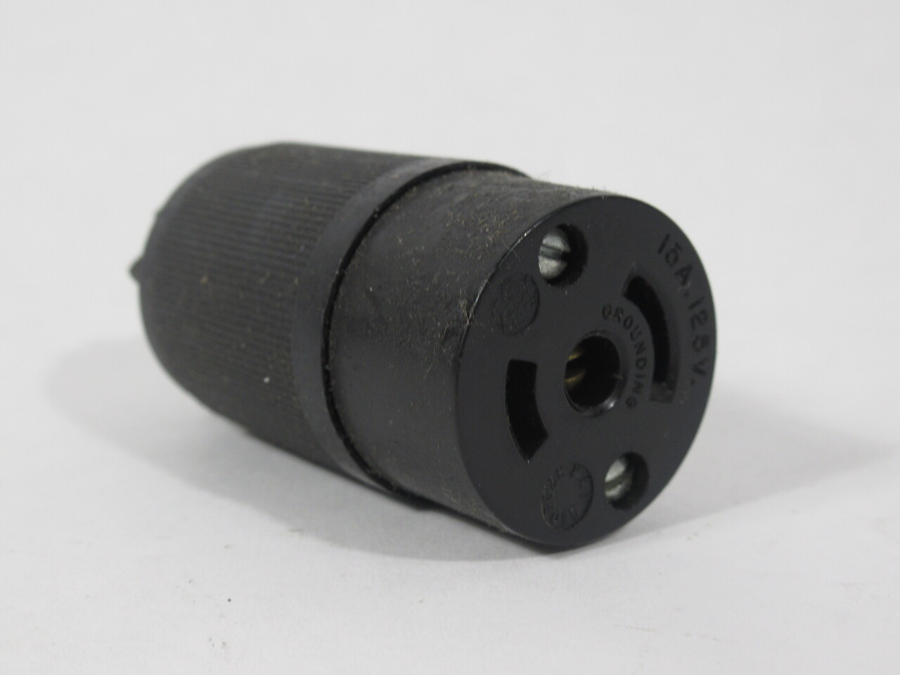 Hubbell HBL7593 Midget Twistlock Female Connector 15A 125V 3W 2P USED