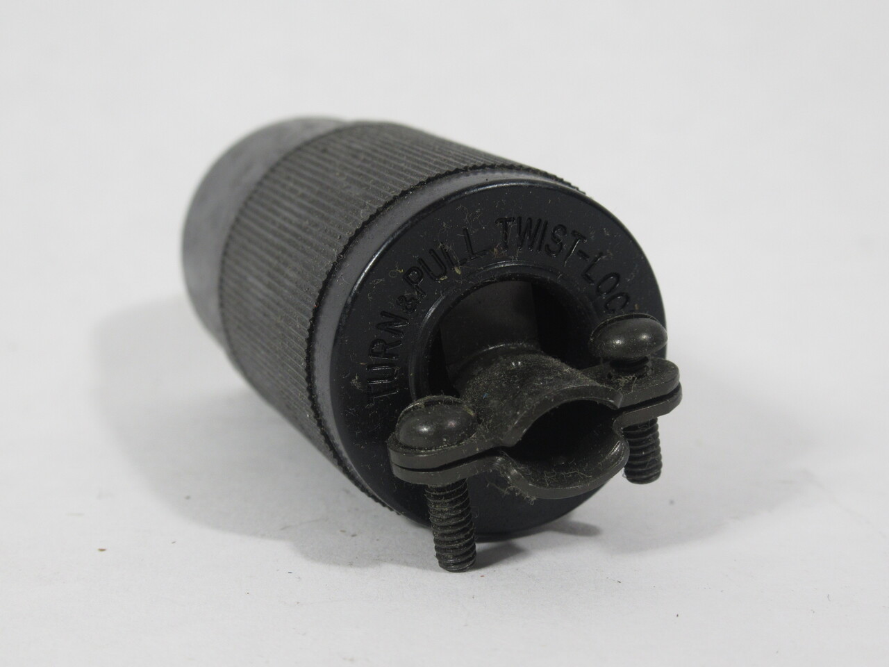 Hubbell HBL7593 Midget Twistlock Female Connector 15A 125V 3W 2P USED