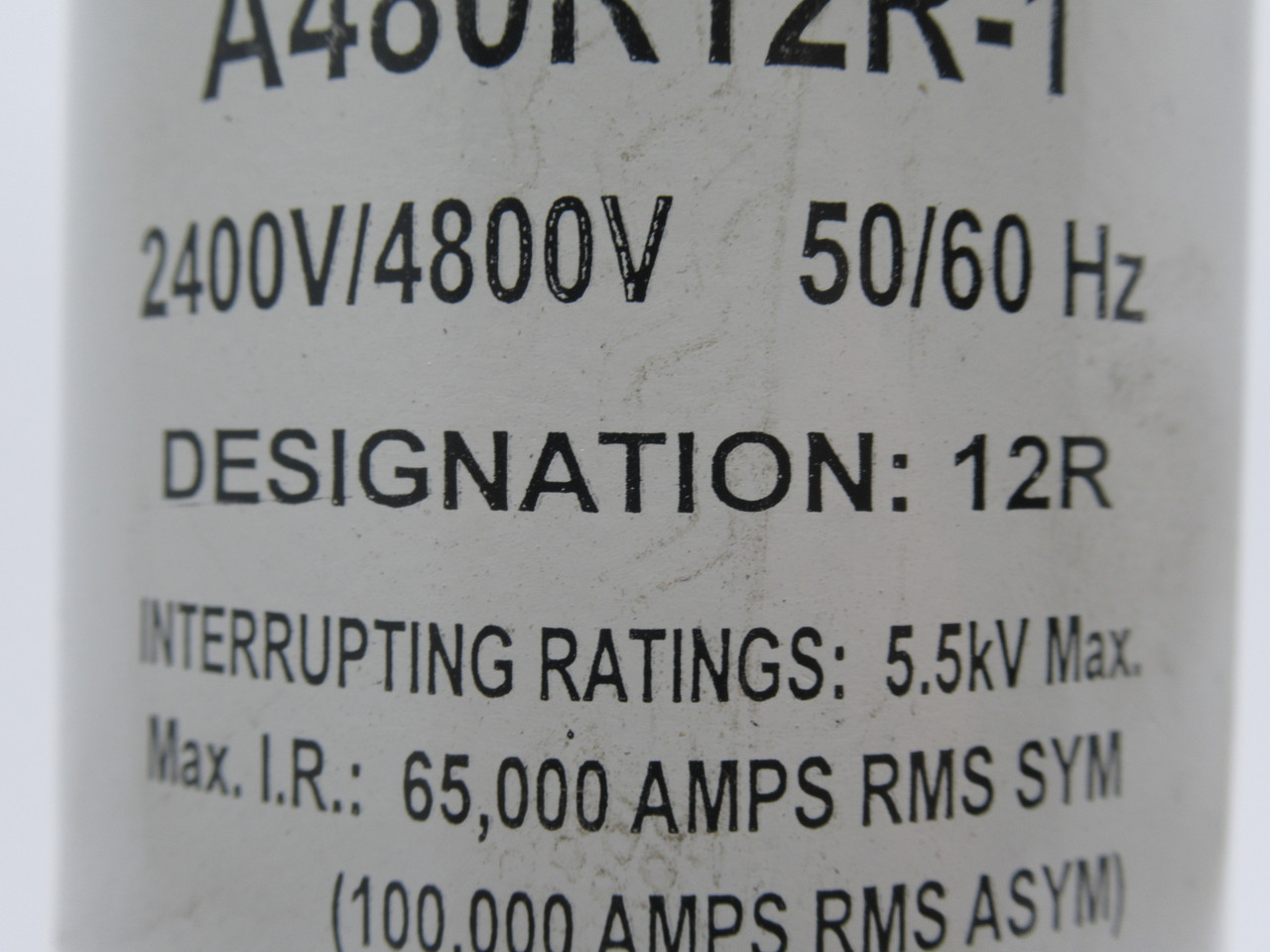 Ferraz Shawmut A480R12R-1 Current Limiting Fuse 2400/4800V 5.5kV Max USED