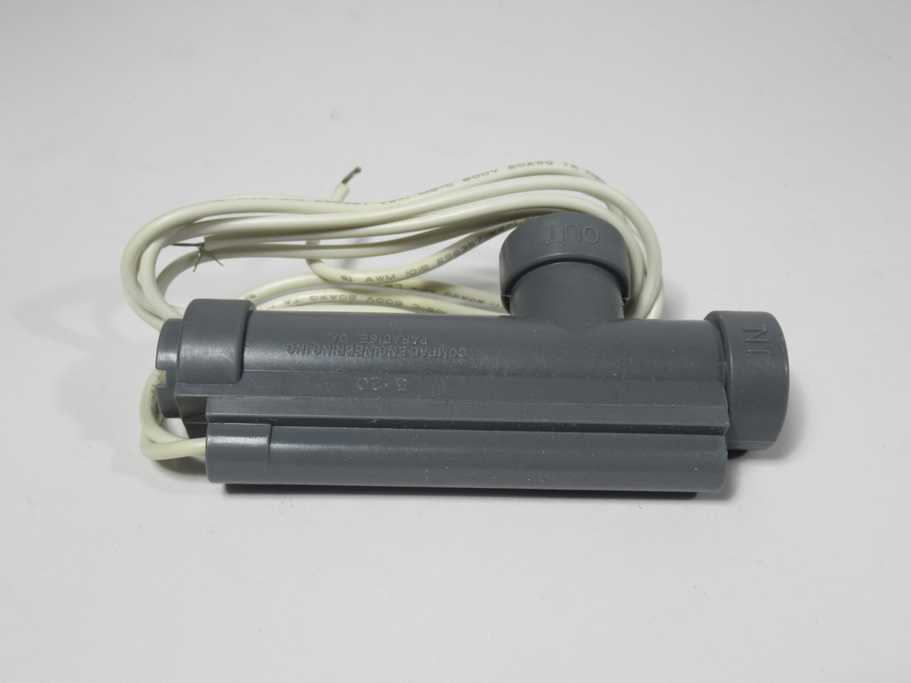 Compac Engineering 5-20-PP-0.10 Angle Body Flow Switch 0.10GPM NEW